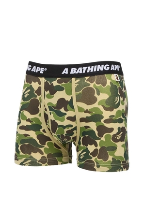 A BATHING APE® abc camouflage trunks - Green