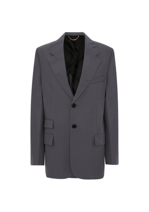 Victoria Beckham step collar tailored blazer - Grey