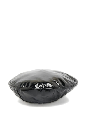 Moschino Pre-Owned glossy-finish beret - Black