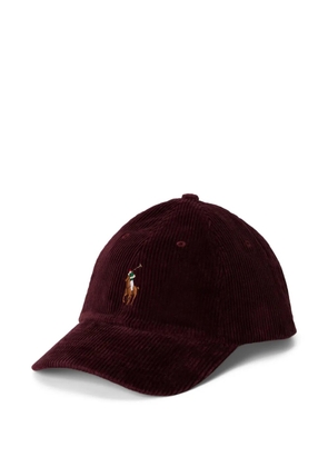 Polo Ralph Lauren corduroy baseball cap - Red