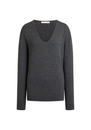 12 STOREEZ U-neck sweater - Grey