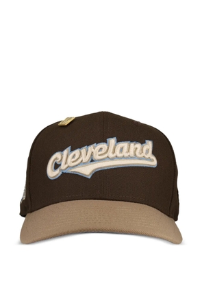 NEW ERA CAP 59FIFTY Cleveland Indians 1995 fitted embroidered hat - Brown