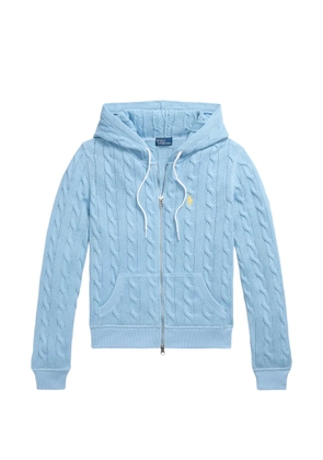 Polo Ralph Lauren cable-knit hooded top - Blue