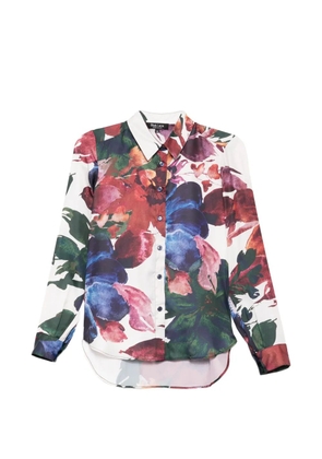 BLAKLACE floral printed shirt - White