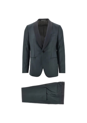 Caruso Super 150's shawl-lapel suit - Grey