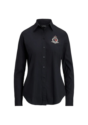Lauren Ralph Lauren button embellished shirt - Black