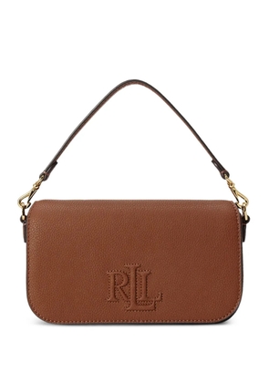 Lauren Ralph Lauren embossed shoulder bag - Brown