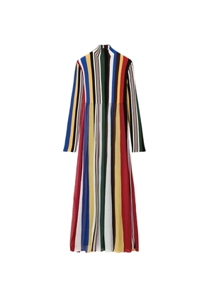 LOEWE striped maxi dress - Red