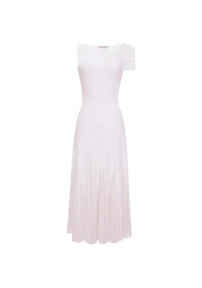 Gemy Maalouf flared midi dress - White