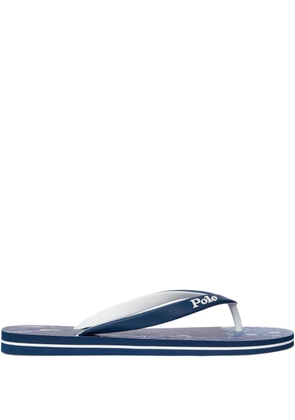 Polo Ralph Lauren logo-embossed flip-flops - Blue