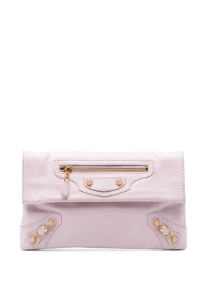 Balenciaga Pre-Owned 2014 Lambskin Motocross Giant 12 Envelope clutch bag - Pink