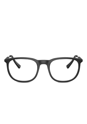 Armani Exchange round-frame glasses - Black