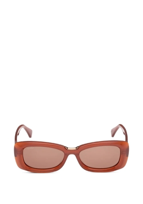Max Mara Eyewear rectangle-frame sunglasses - Orange