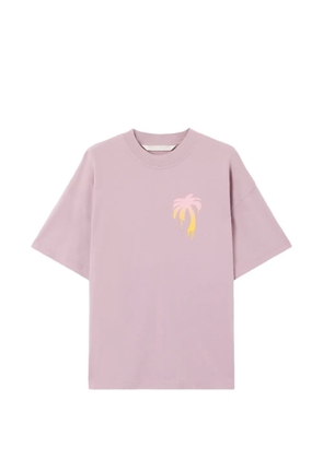 Palm Angels palm-graphic T-shirt - Purple