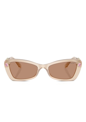 Swarovski Eyewear crystal-embellished cat-eye sunglasses - Pink