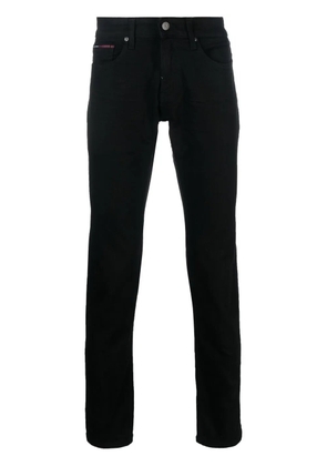 Tommy Jeans logo-patch slim fit jeans - Black
