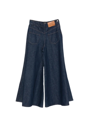 A.W.A.K.E. Mode Mirror wide-leg jeans - Blue