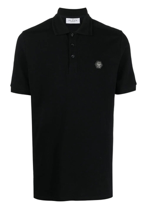 Philipp Plein Stars print polo shirt - Black