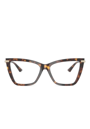 Jimmy Choo Eyewear JC3020B crystal-embellished glasses - Brown