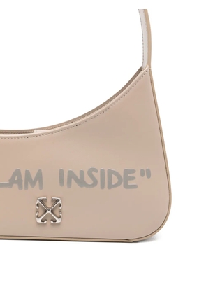 Off-White Glam Inside pocket tote bag - Neutrals