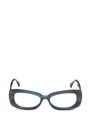 Max Mara Eyewear rectangle-frame glasses - Blue