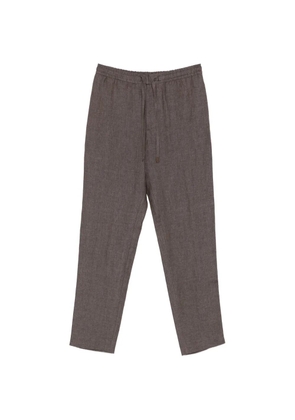 Canali drawstring trousers - Brown