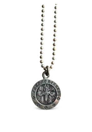 Chrome Hearts medallion-pendant necklace - Silver