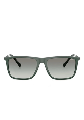 Armani Exchange matte square sunglasses - Green