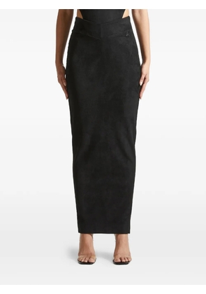 Manière De Voir high-waisted midaxi skirt - Black
