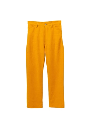 Junya Watanabe MAN linen trousers - Yellow