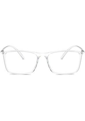 Giorgio Armani square frame glasses - White