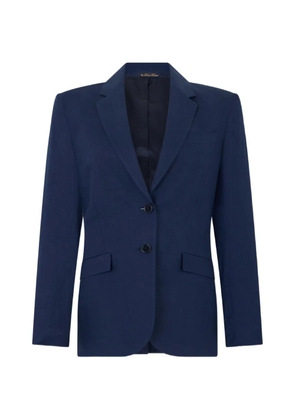 Brooks Brothers single-breasted linen blazer - Blue