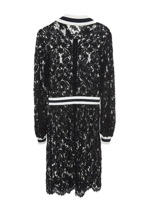 CHANEL Pre-Owned 2024 floral-lace dress - Black