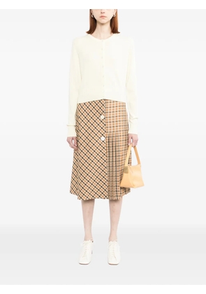 N.Peal Ivy cropped cardigan - Yellow