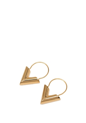 Louis Vuitton Pre-Owned 2020 Gold Plated Essential V Hoop Earrings costume earrings