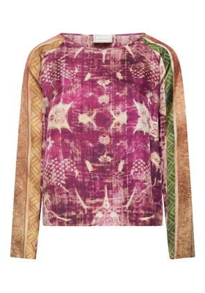 Pierre-Louis Mascia patterned shirt - Pink