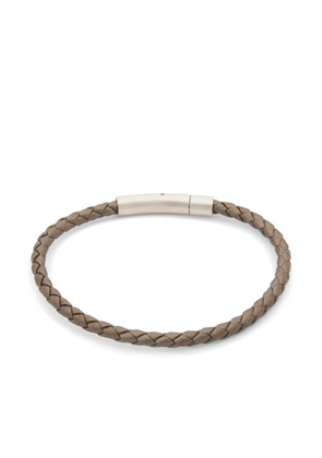 Roderer leather bracelet - Grey