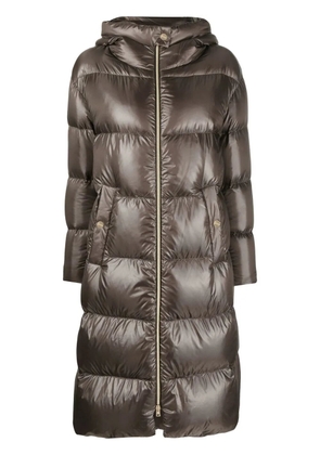 Herno quilted padded zipped coat - Grey