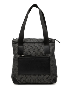 Gucci Pre-Owned 2000-2015 GG Denim tote bag - Black
