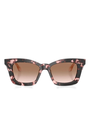 Giorgio Armani square-frame sunglasses - Brown