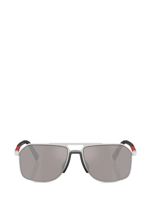 Prada Linea Rossa square-frame sunglasses - Silver