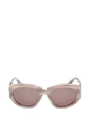 Max Mara Eyewear oval-frame sunglasses - Neutrals