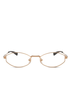 Michael Kors Palo Alto geometric-frame sunglasses - Metallic