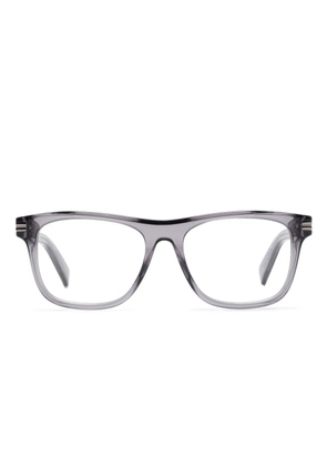 Zegna rectangle-frame translucent glasses - Grey