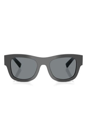 Dolce & Gabbana Eyewear logo-detail square-frame sunglasses - Grey