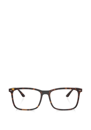 Giorgio Armani square-frame glasses - Brown