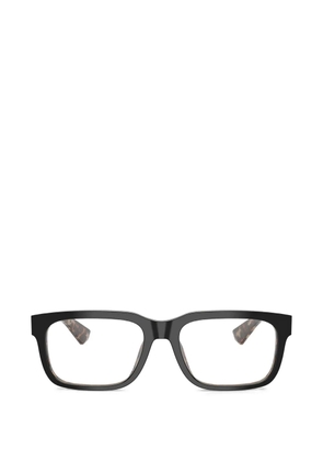 Dolce & Gabbana havana rectangle glasses - Black
