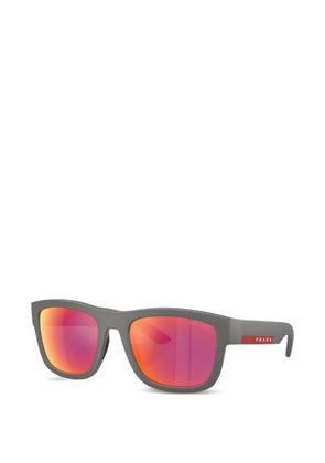 Prada Linea Rossa rectangle-frame sunglasses - Grey