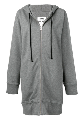 MM6 Maison Margiela oversized zip hoodie - Grey