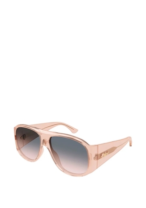 Chloé Eyewear oversized-frame sunglasses - Pink